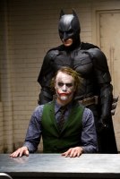 Escena de "The Dark Knight" con el fallecido Heath Ledger como El Guasón